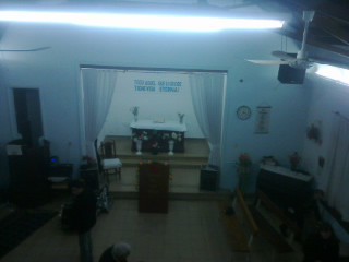 Altar visto desde el primer piso